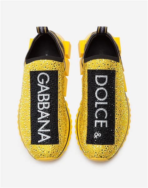 yellow dolce and gabbana shoes